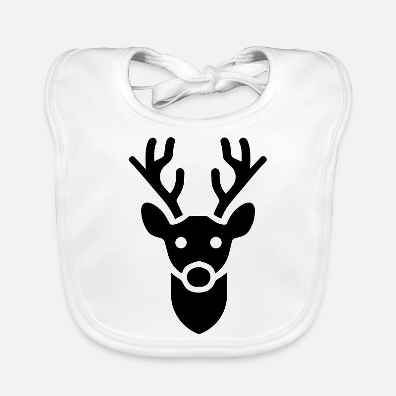 reindeer Organic Baby Bibs