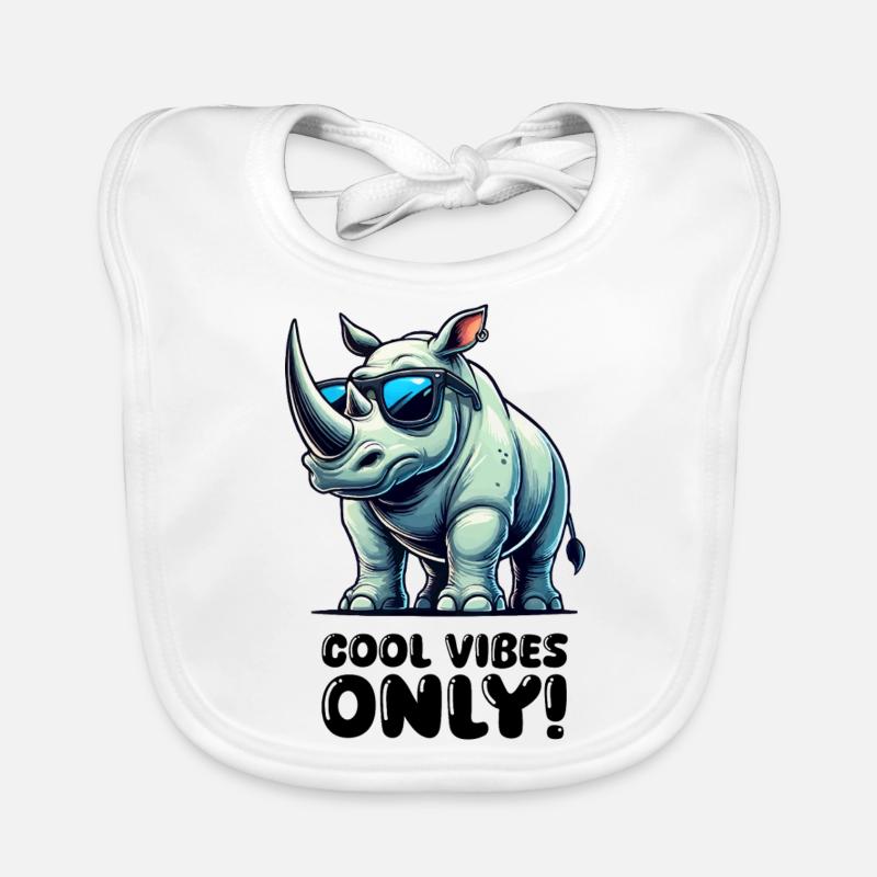 Bande dessinée Rhino Bavoir bio Bébé