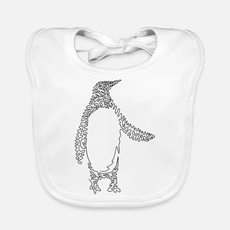 M. Pingouin Bavoir bio Bébé