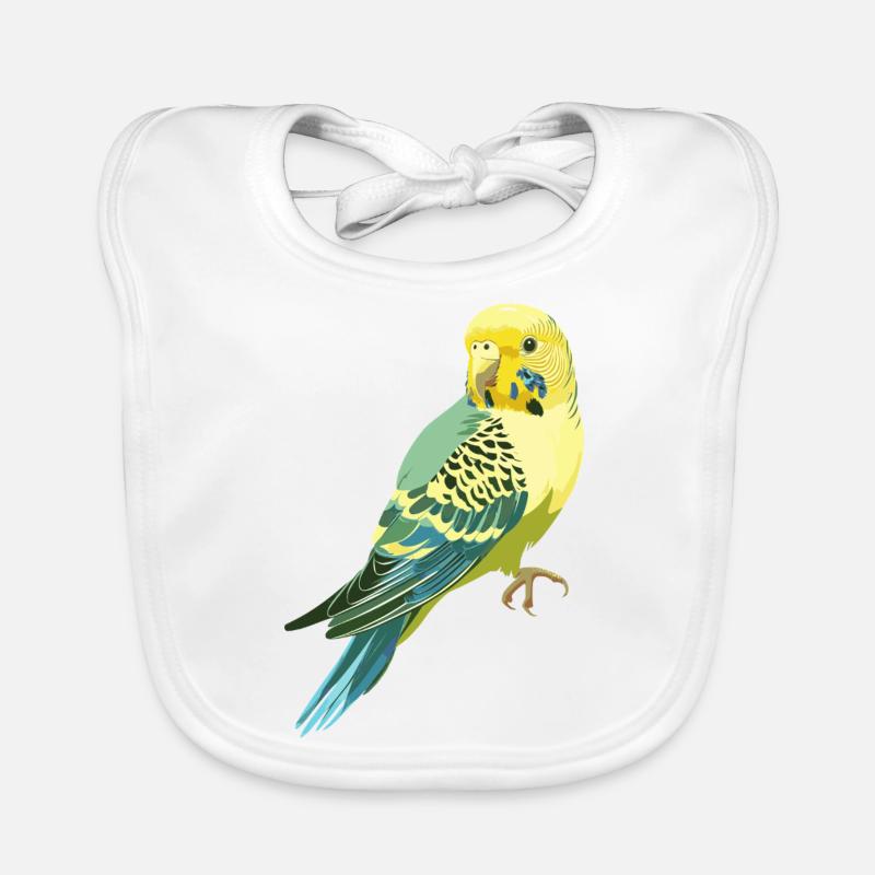 Budgerigar Organic Baby Bibs