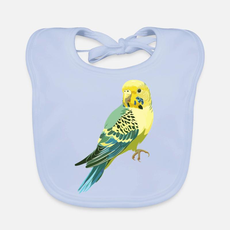 Budgerigar Organic Baby Bibs