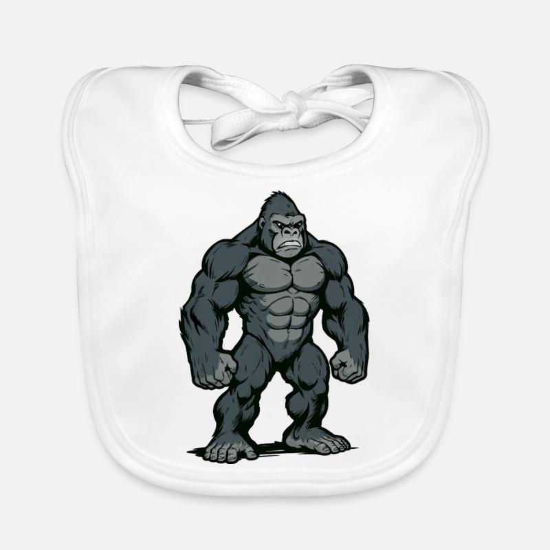 gorille Bavoir bio Bébé
