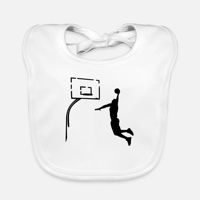 Basketball Slam Dunk Korb Brett Dunkin Baby Bio-Lätzchen