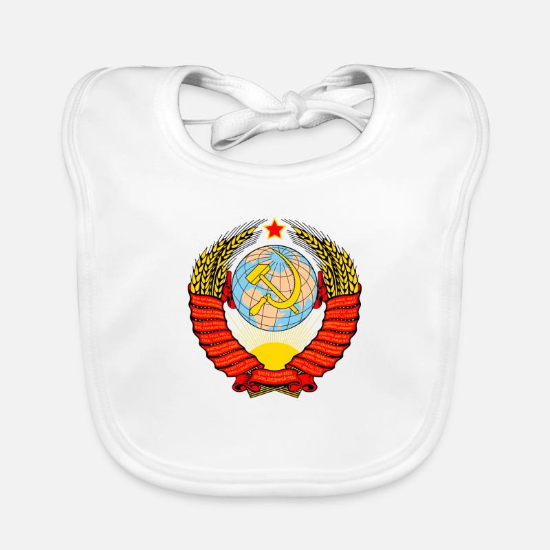 USSR soviet union Organic Baby Bibs