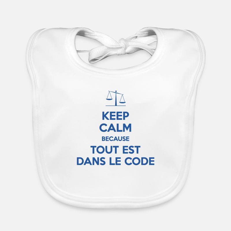 Tout est dans le code Bavoir bio Bébé