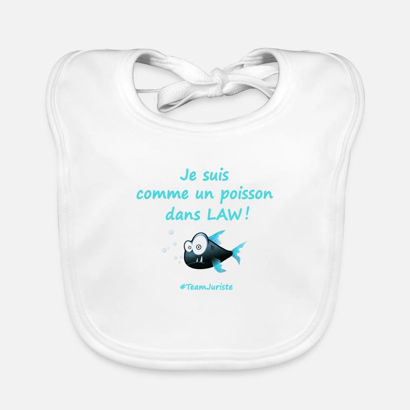 Comme un poisson Bavoir bio Bébé