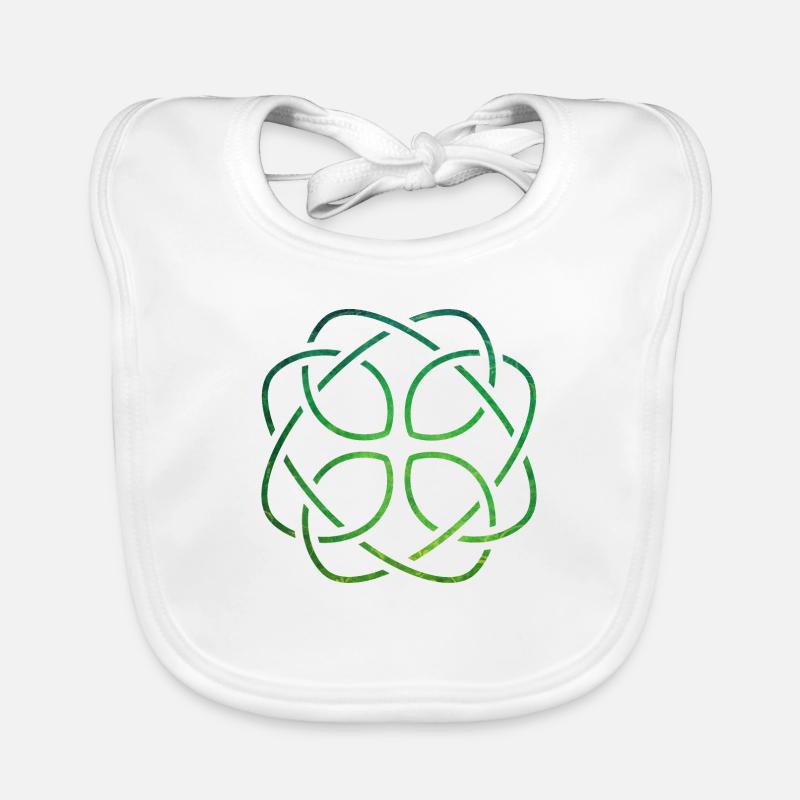 Celtic Knot Organic Baby Bibs