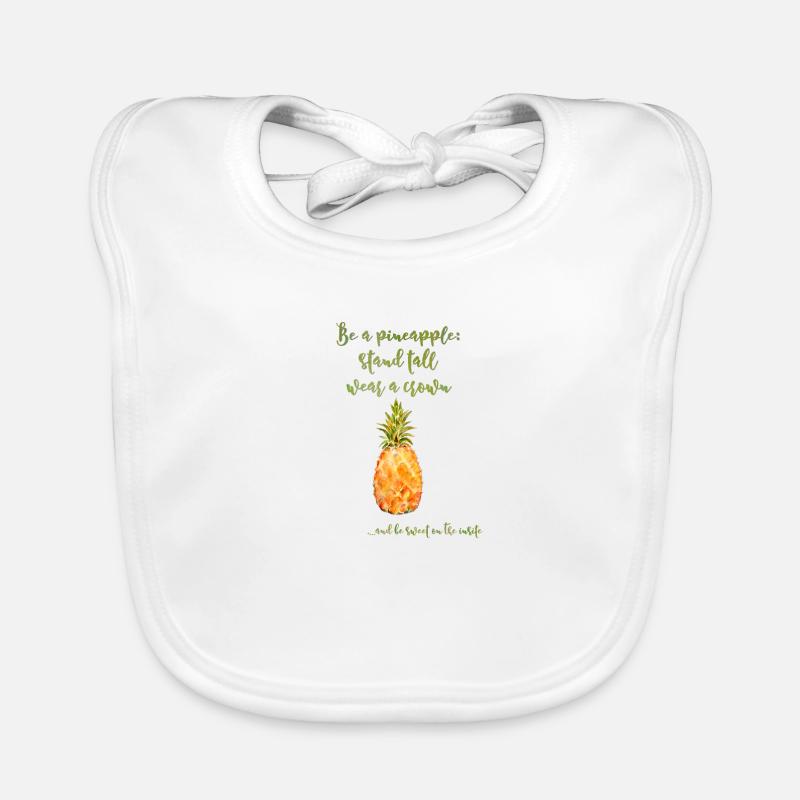 Be a pineapple Organic Baby Bibs