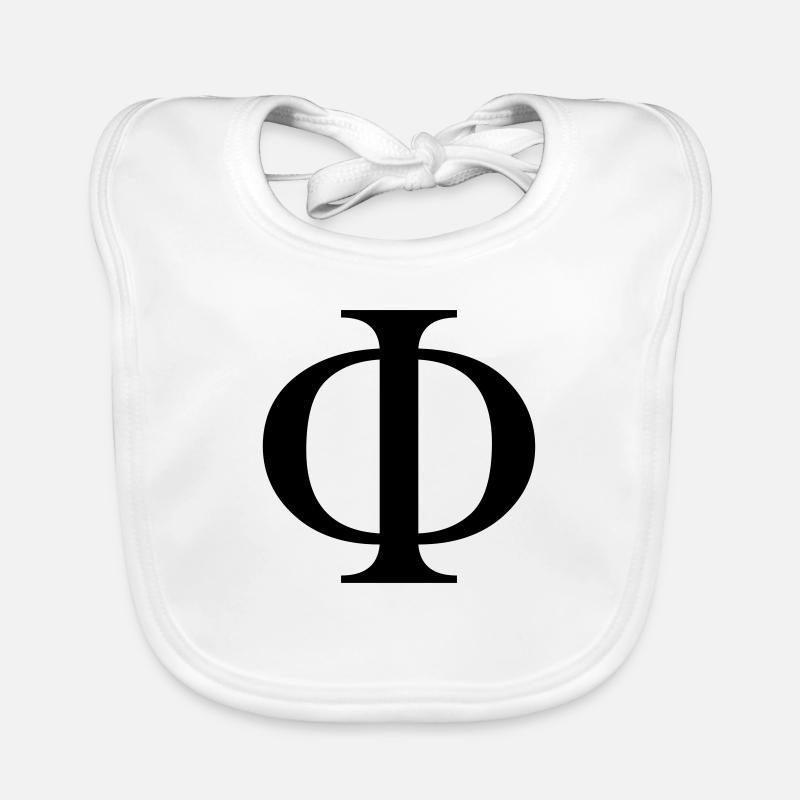 phi greek Organic Baby Bibs