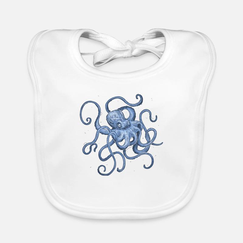 Octopus Bavoir bio Bébé