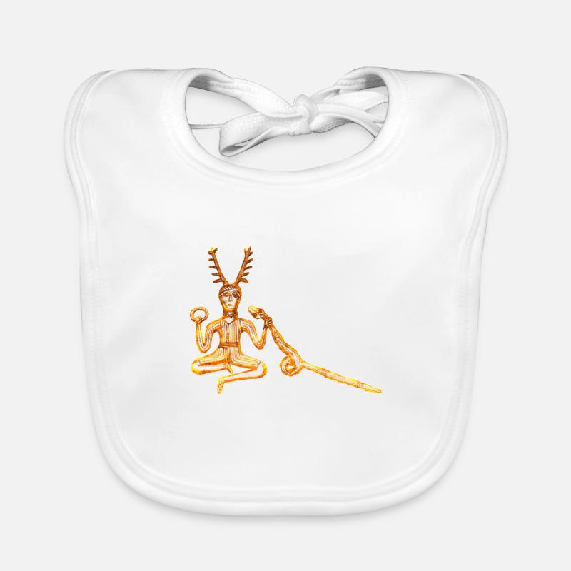 Cernunnos (4 utilisation sur dark) Bavoir bio Bébé