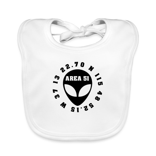 AREA51 - Babero de algodón orgánico para bebés