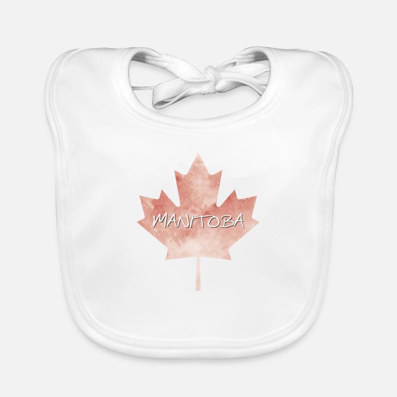 Manitoba Feuille d'érable Bavoir bio Bébé