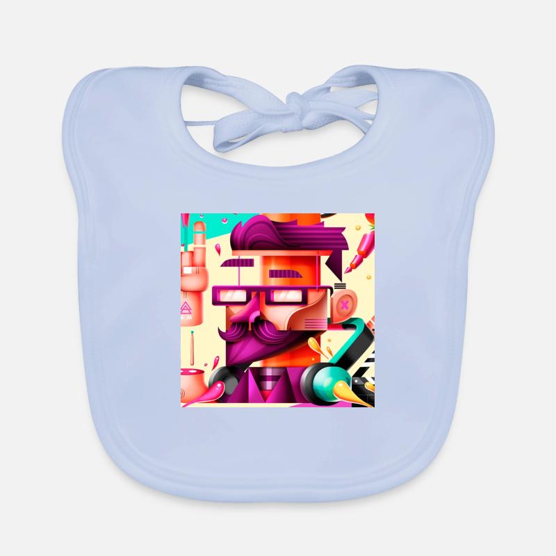 logo hipster Bavoir bio Bébé