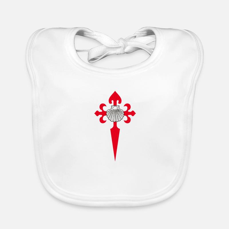 Croix St Jacques 2 Bavoir bio Bébé