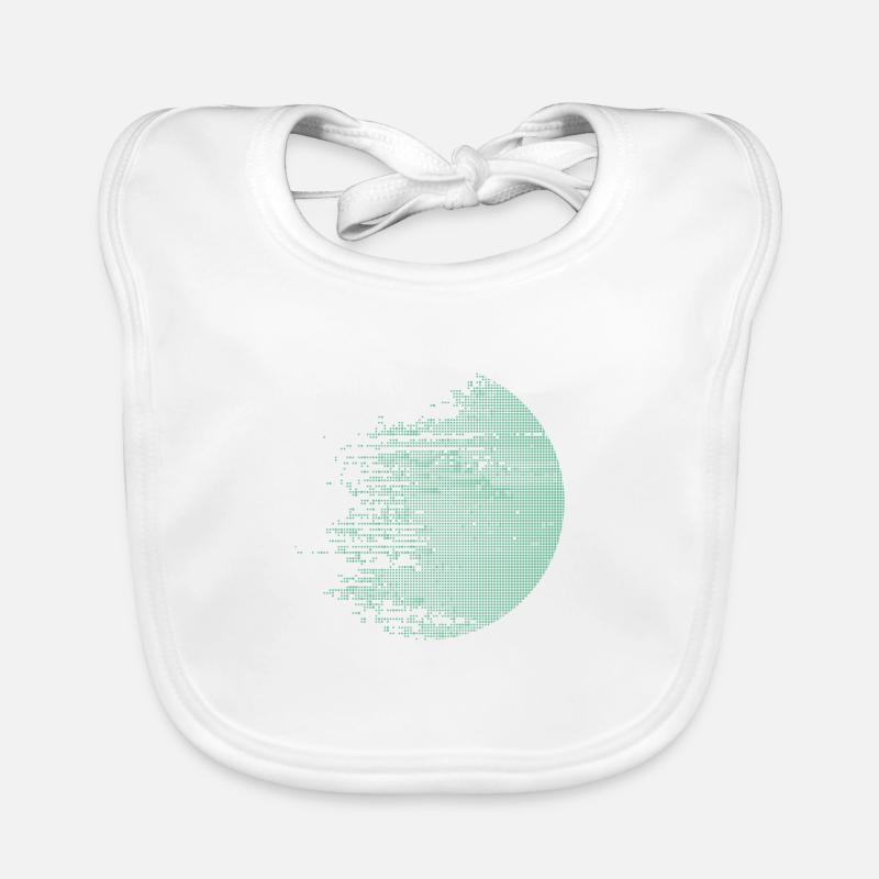 Digital Circle Organic Baby Bibs