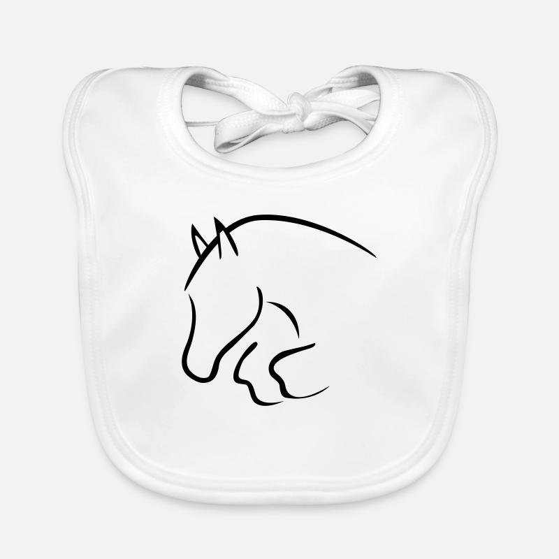 show cavalier Bavoir bio Bébé