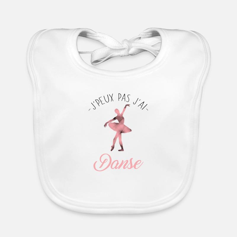 J'peux pas j'ai Danse Bavoir bio Bébé