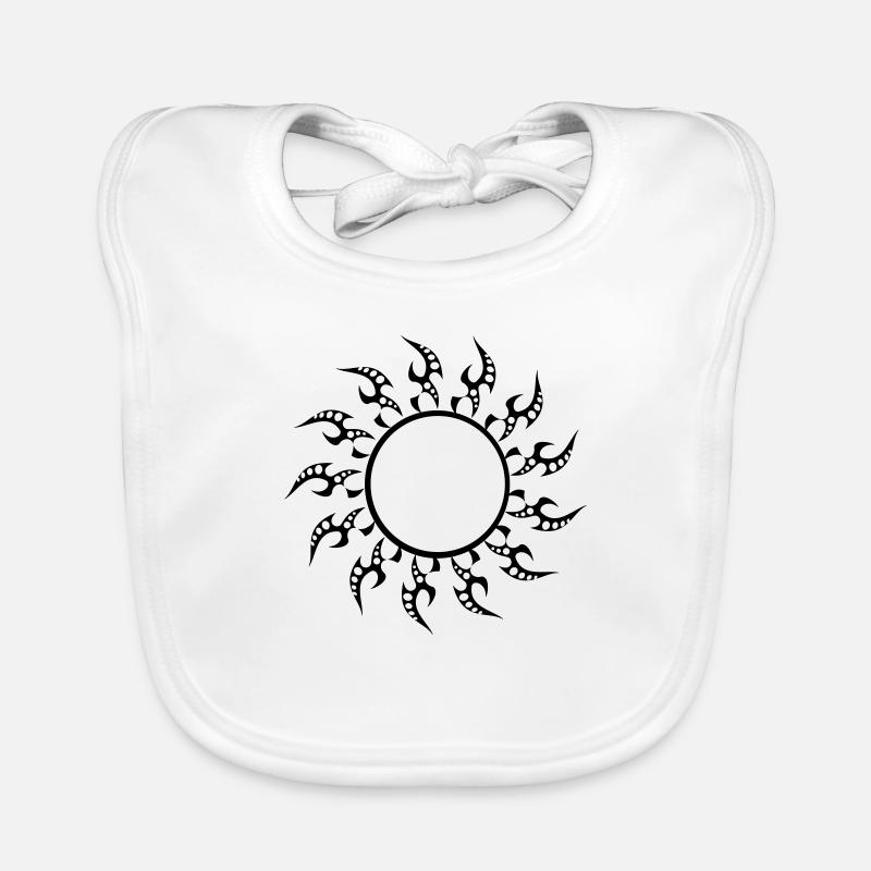 Sun avec option de changement de couleur Bavoir bio Bébé