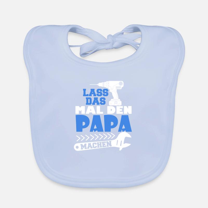 Lass das mal den Papa machen Baby Bio-Lätzchen