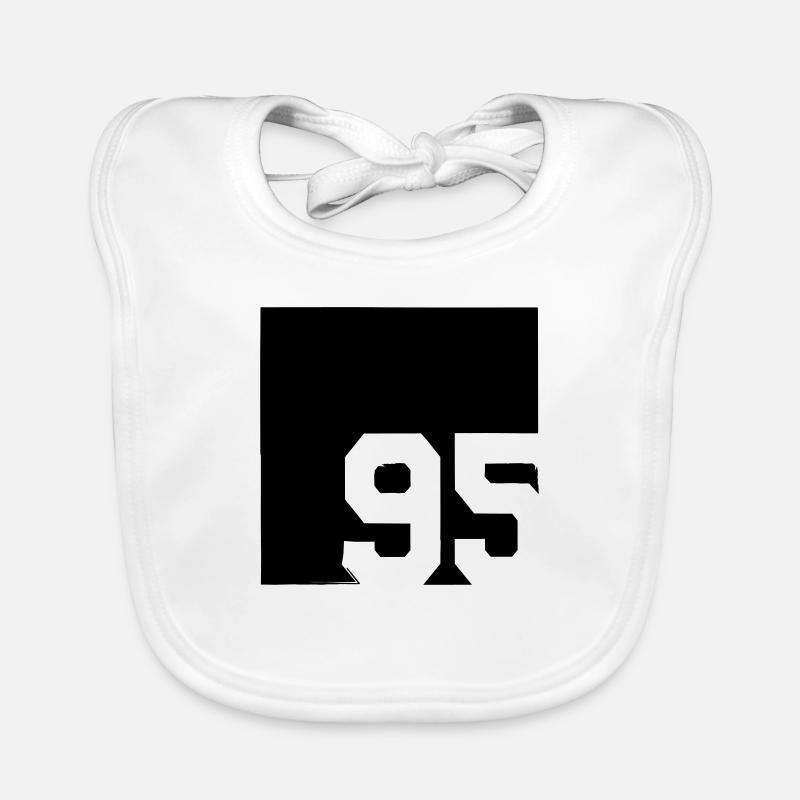 1995 vintage born birthday 95s gift Organic Baby Bibs