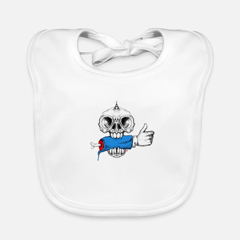 Skull Like Organic Baby Bibs