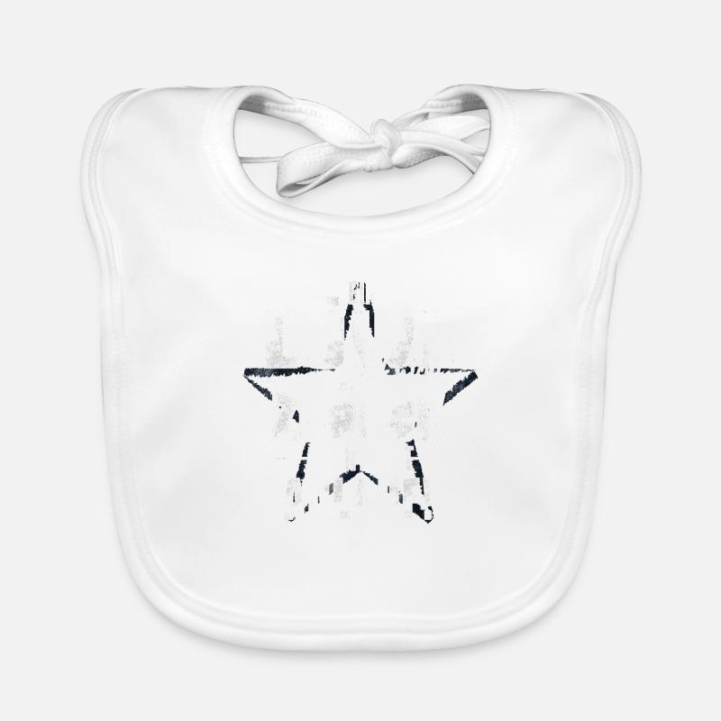Löwe Sternzeichen - Baby Bio-Lätzchen - Weiß
