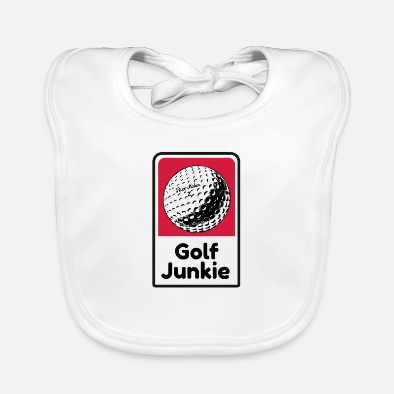 I'm a golf junkie! Organic Baby Bibs