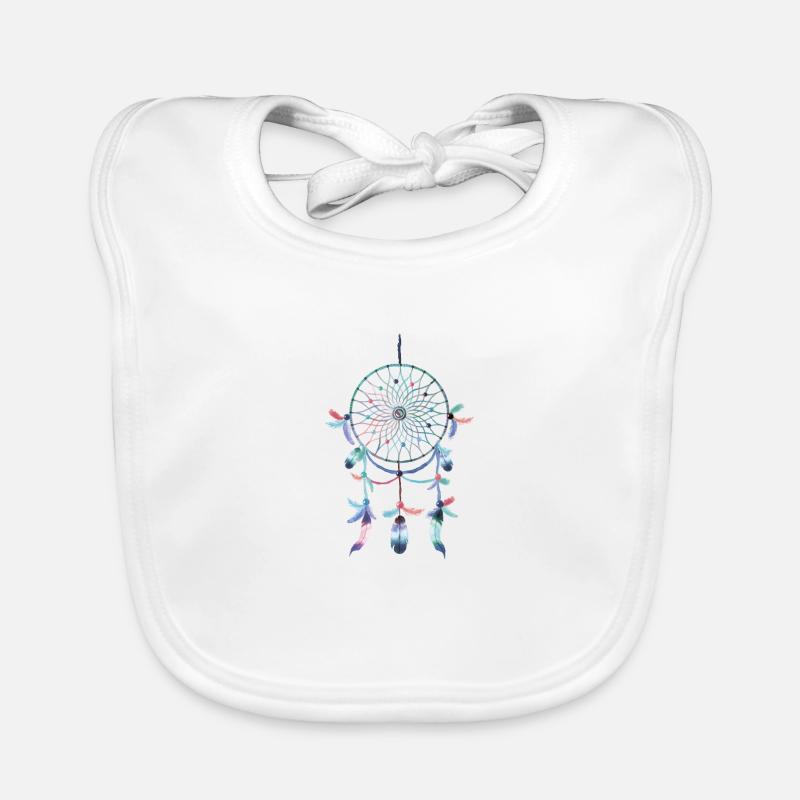 Dreamcatcher - Bavoir bio Bébé - blanc
