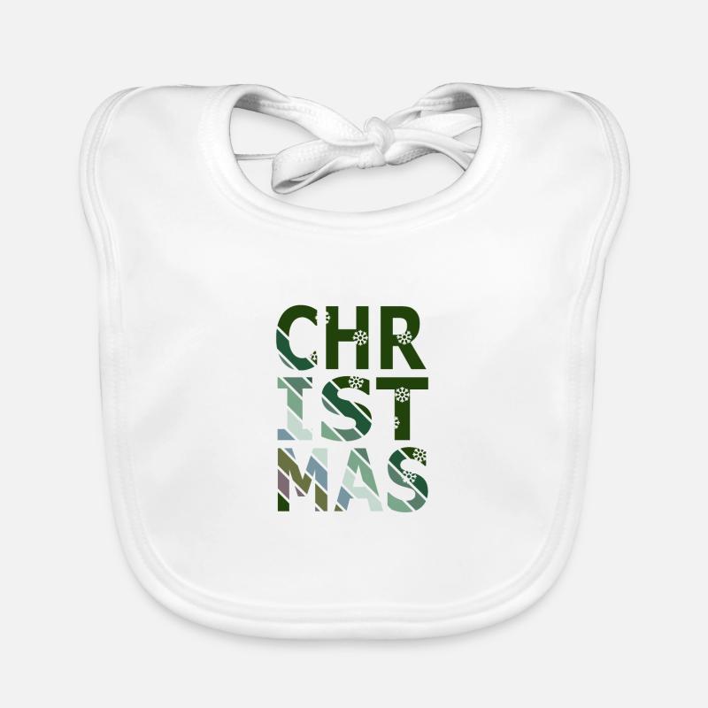 Christmas tree Christmas tree Xmas Organic Baby Bibs