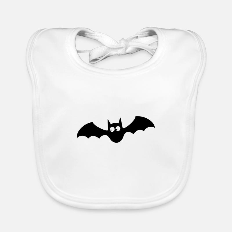 Bat, bat, halloween, vampire Organic Baby Bibs