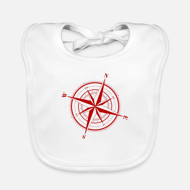 Northrend Compass Logo Organic Baby Bibs