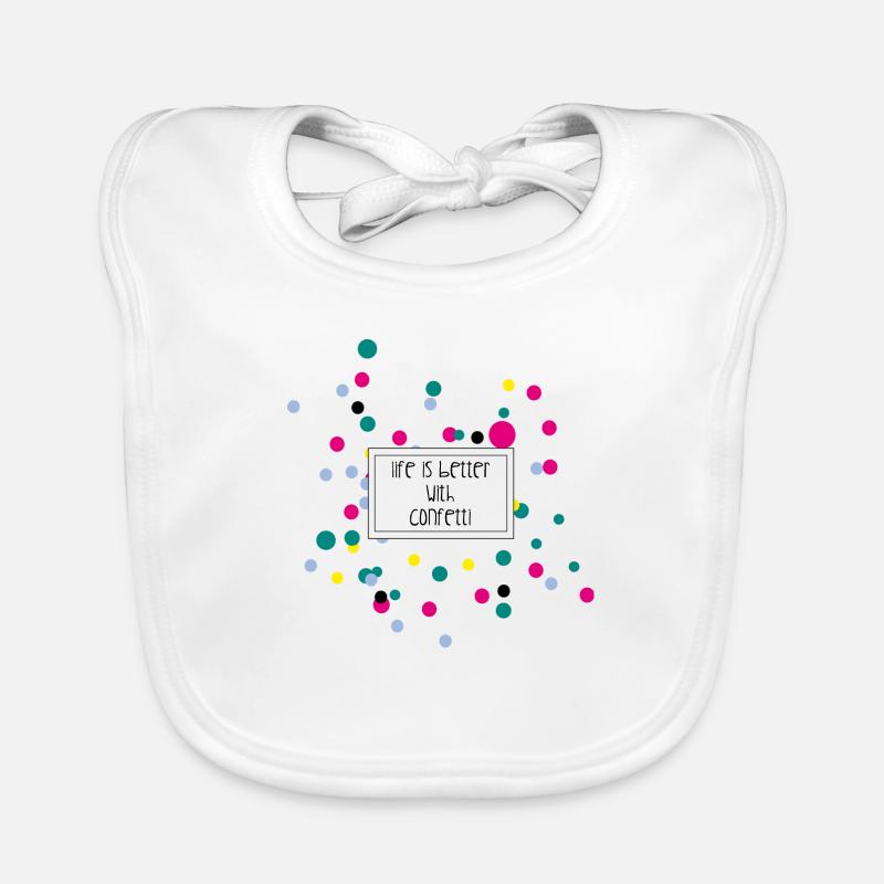Konfetti Baby Bio-Lätzchen