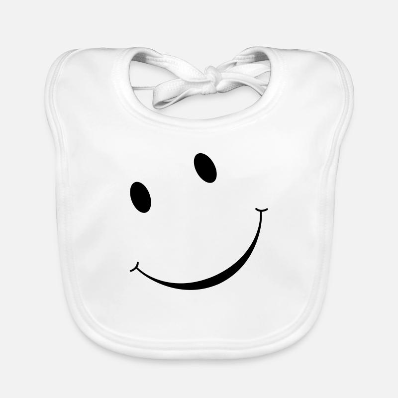 smiley :) Organic Baby Bibs