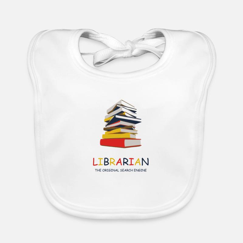 Library Library Librarian Organic Baby Bibs