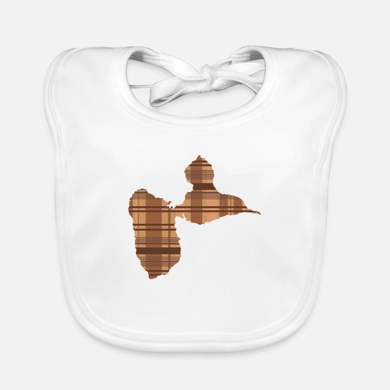 Tshirt gwada madrasse Marron Bavoir bio Bébé