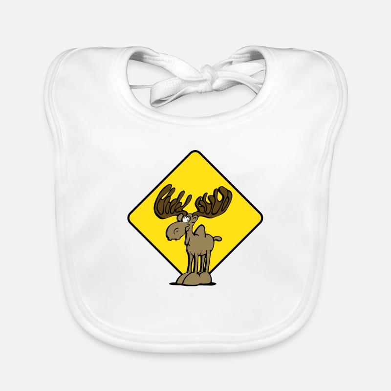 Caution Moose Moose Organic Baby Bibs