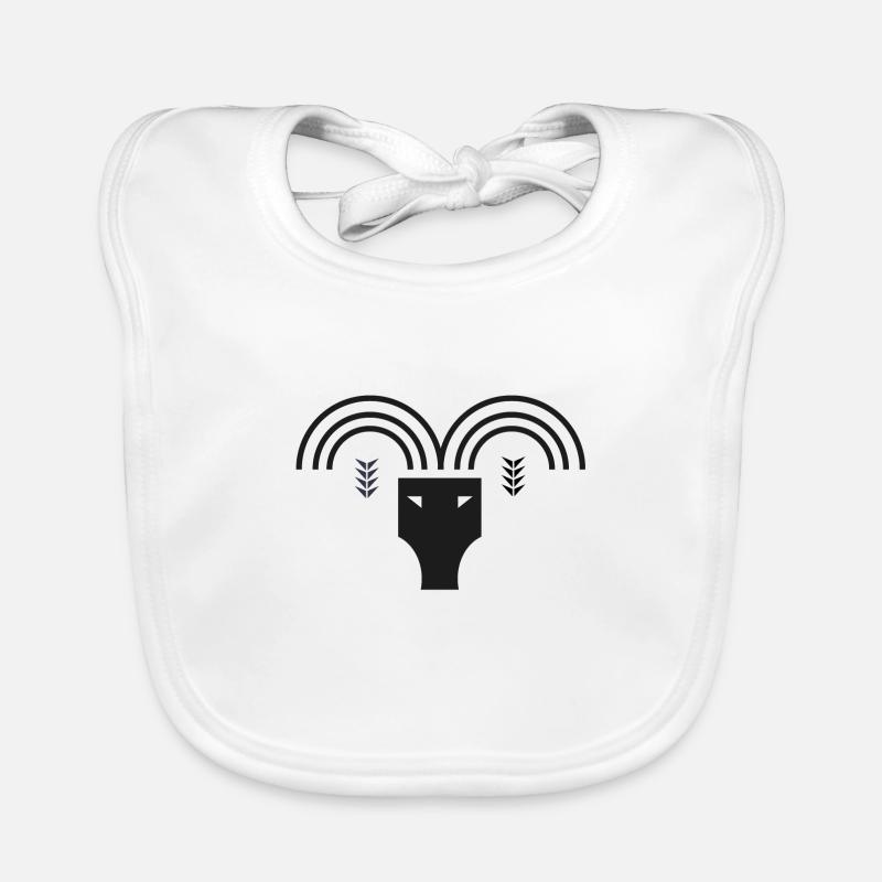 Sternzeichen Widder Baby Bio-Lätzchen