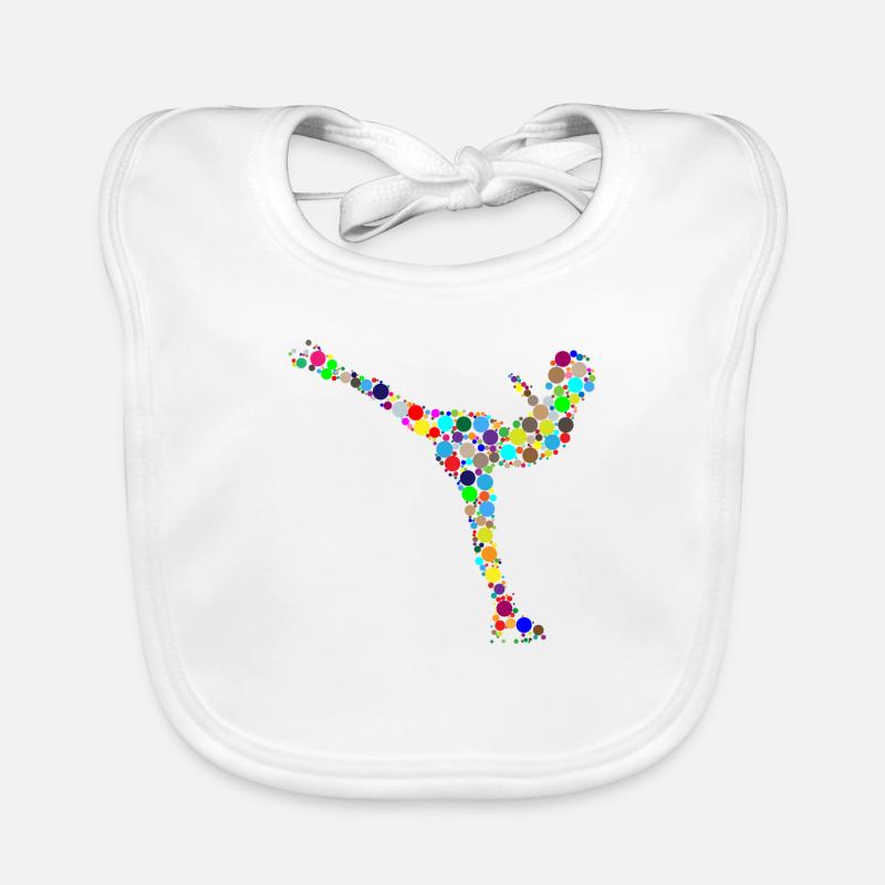 ice skating Organic Baby Bibs