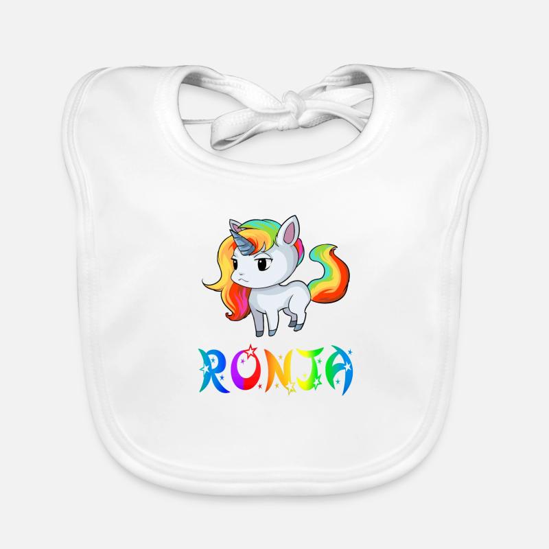 Ronja Einhorn Bavoir bio Bébé