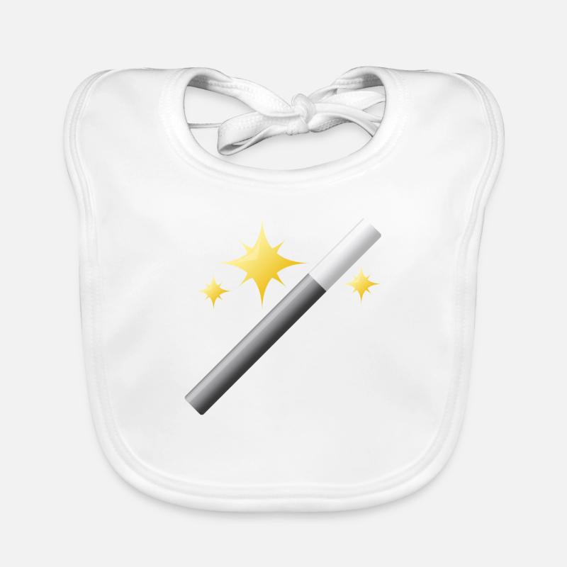 Wizard Wizard Sorcerer Magic Magic Witch Magic Organic Baby Bibs