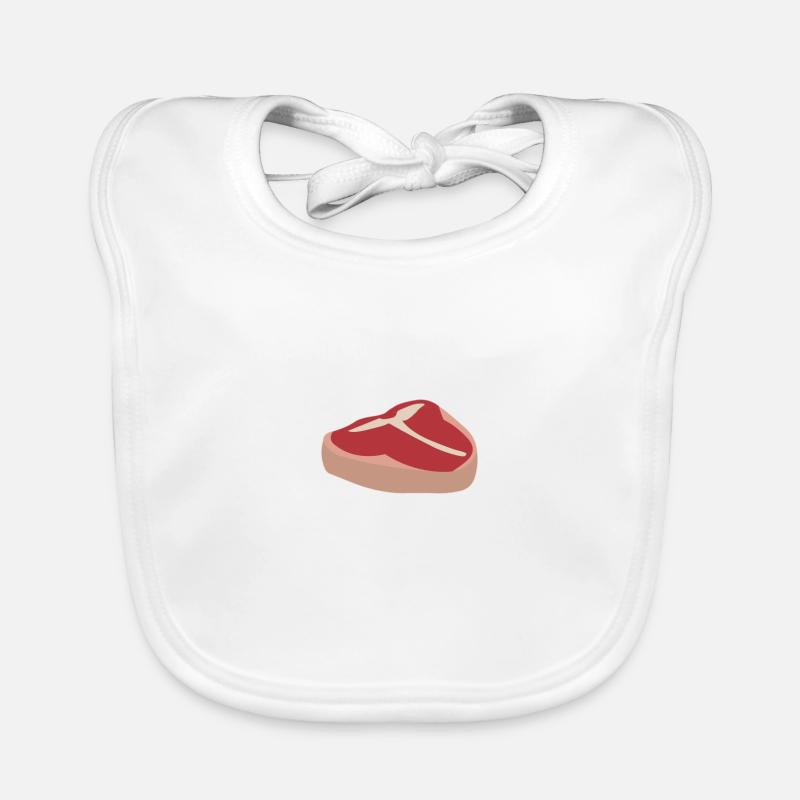 meat Organic Baby Bibs