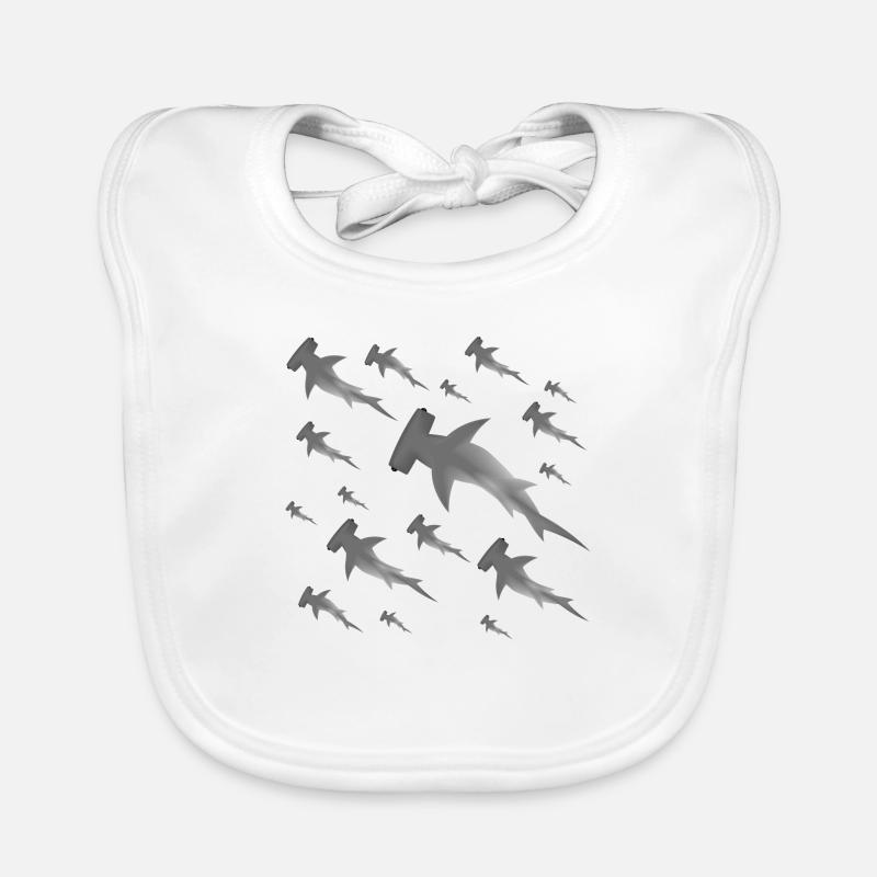 Requins-marteaux Bavoir bio Bébé