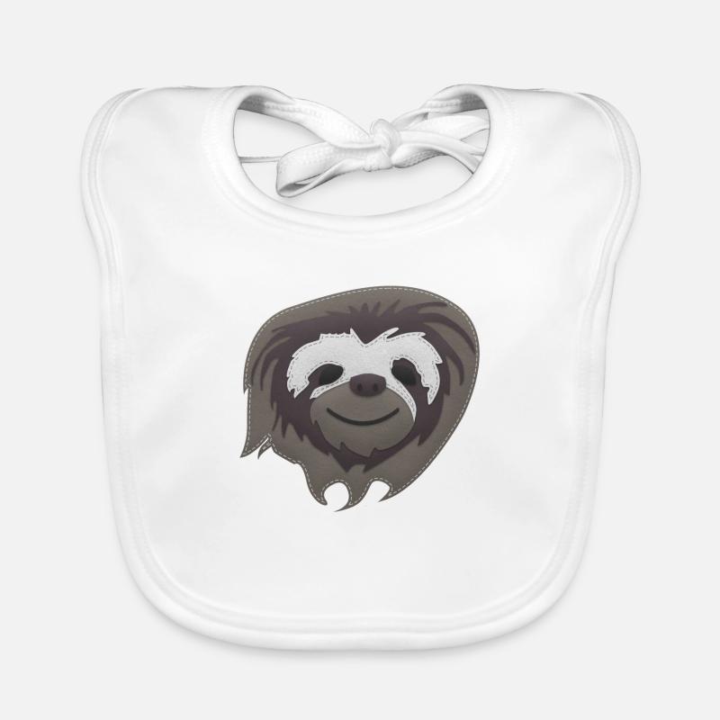 Sloth patch Organic Baby Bibs