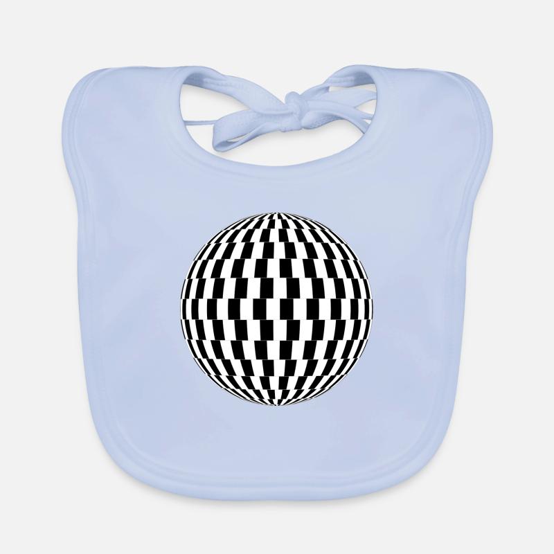 Kugel Abstrakt Formen Geschenk Geschenkidee Baby Bio-Lätzchen