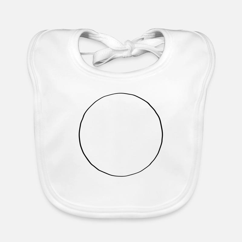 Hipster circle Organic Baby Bibs