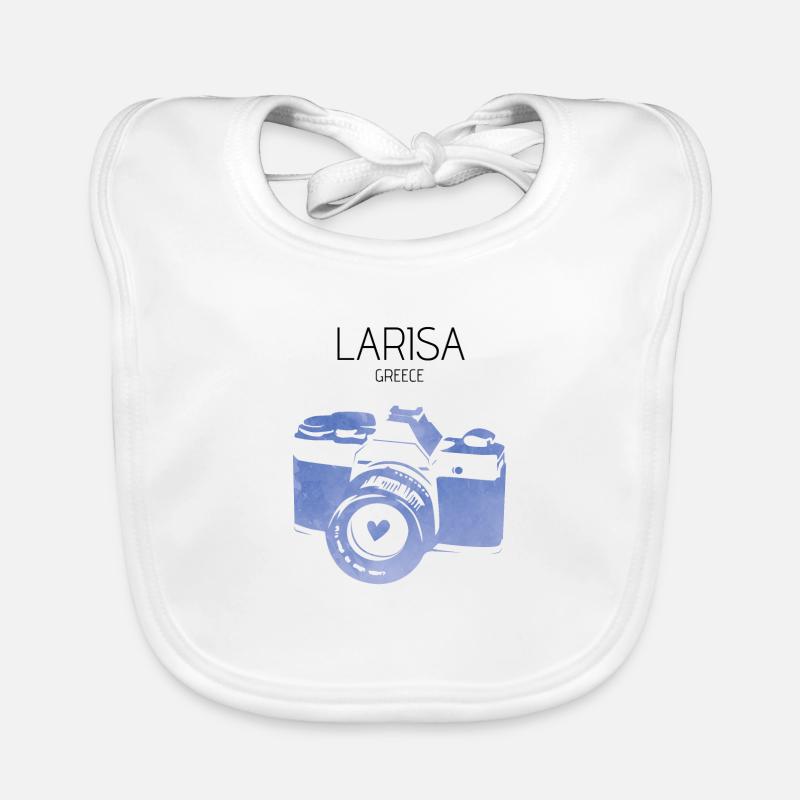 Larisa, Grèce Bavoir bio Bébé