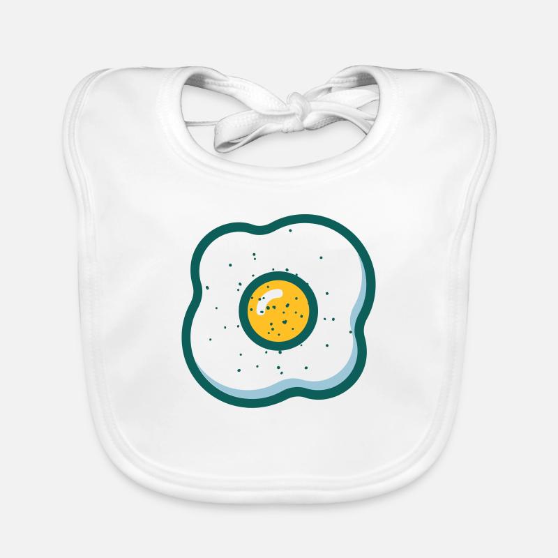 Spiegelei Baby Bio-Lätzchen