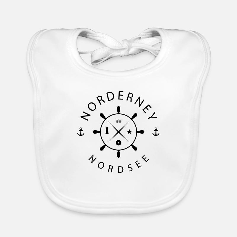 Volant Norderney Bavoir bio Bébé