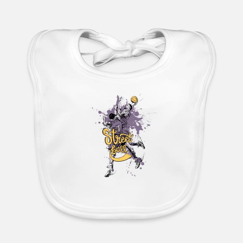 Streets Basketball. A great gift idea Organic Baby Bibs